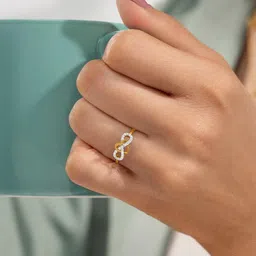 KISNA DIAMOND AND GOLD JEWELLERY 14KT Finger Ring Diamond 0.15 C-image-77