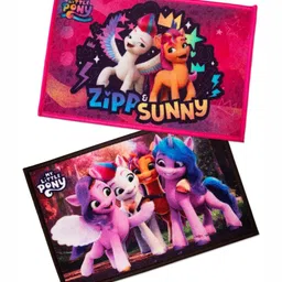 Athom Living 2-Pcs Blue & Pink My Little Pony Printed Anti-Skid Doormat-image-44