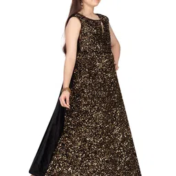 BAESD Print Velvet Maxi Dress-picture-18