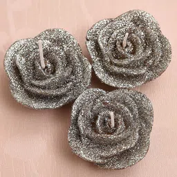 IGP 3-Pcs Grey Textured Tea Light Candles-image-6