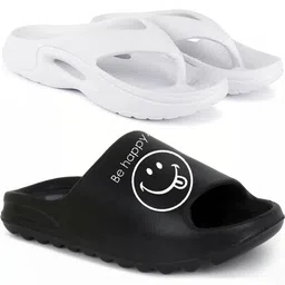 Pampy Angel Men White Flip Flops-41
