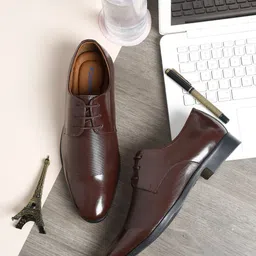 Kosher Men Round Toe Formal Derbys-image-45