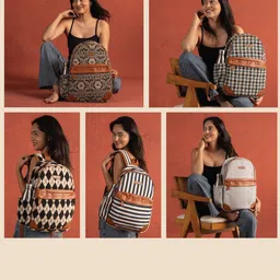 URBAN SPACE Striped Structured Shoulder Bag image 4