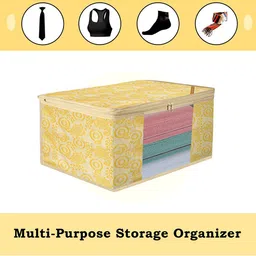 Kuber Industries Yellow Set of 2 Regular Multi-Utility Organisers image 4