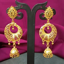 Efulgenz Contemporary Jhumkas Earrings-image-58