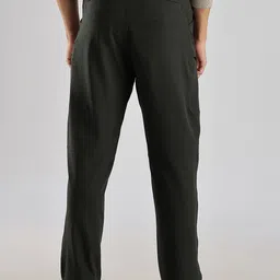 NEVER NEUD Men Structured Adventure Cargo, Imported Viscose, Fixed Waist with Button image 2