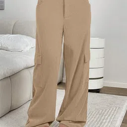 RAJOVATI Women Slim Fit Easy Wash Trousers-picture-20