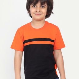 Billion Boys Colourblocked Pure Cotton Applique T-shirt-image-56