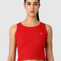 Lovable Sport Women Ribbed Crop Tank Top-image-99