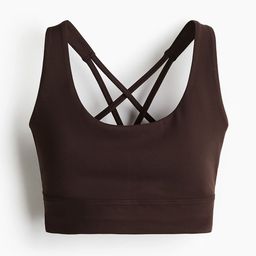 H&M Medium Support Sports Bra With SoftMove-picture-32