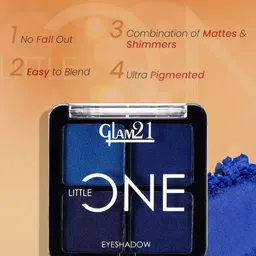 GLAM21 Set Of 2 Little One 4-In-1 Eyeshadow Palette- Wild Out 07 & BB Foundation- 01 image 5