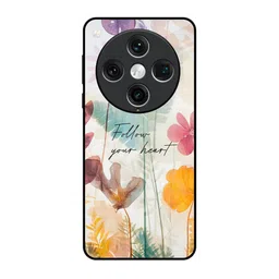 QRIOH Unisex Floral Printed Oppo Find X8 Pro Back Case Mobile Accessories-17