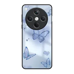 QRIOH Unisex Oppo Find X8 5G Winged Elegance Impact Resistant Glass Back Case-picture-14