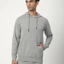 Stitch Hub Men Solid Hooded Cotton Sweatshirt-image-62