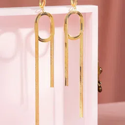 Rubans Geometric Drop Earrings-51