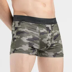 Red Tape Camo Printed Woven Trunk-RUT0083M-S image 4