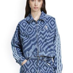 ADIDAS Originals Women Geometric Crop Outdoor Tailored Jacket-picture-42