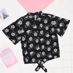 Pantaloons Junior Girls Conversational Print Top-image-99