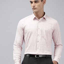 Van Heusen Slim Fit Checked Formal Shirt-picture-7
