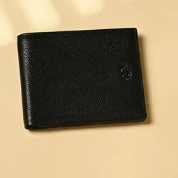 One8 Men Textured Leather Two Fold Wallet-43