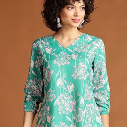 Anouk Floral Printed V-Neck Top-picture-48