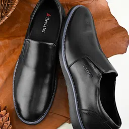 Alleviater Men Leather Formal Loafers-image-34