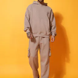 GRIFFEL Men Self Design Hooded Tracksuits-picture-11