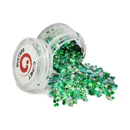 Comet Busters Chunky Glitter Shimmer Body & Eyeshadow - 5g - Green-2