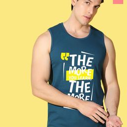 WOOSTRO Pack Of 2 Printed Combed Cotton Gym Vests -VWS26(RUN PEACH)(MORE PEACOCK)-image-57