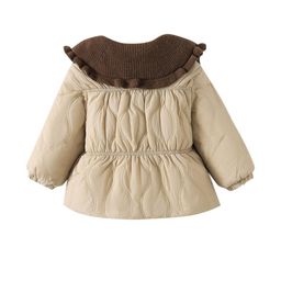 Hopscotch Girls Beige Polyester Printed Jackets-picture-2