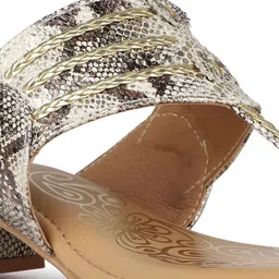 Inc 5 Printed Ethnic Block Sandals with Bows image 4