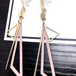 Nilu's Collection Set Of 2 Contemporary Drop Earrings-4