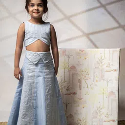 MIRALI Girls Printed Ready to Wear Lehenga &-picture-11