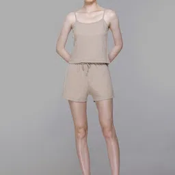 BAESD Women Top With Shoulder Straps Shorts Co-Ords-image-64