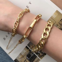 Arzonai Women Pack Of 3 Link Bracelets-picture-47