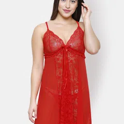 NOIRA Net Strapless Baby Doll-image-2