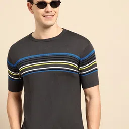 United Colors of Benetton Striped Pure Cotton Pullover-picture-18