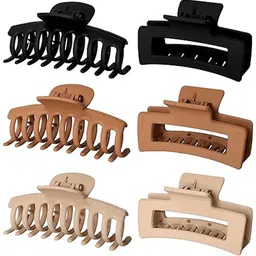 Softwrap Women Set of 6 Claw Clip-57