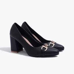 Carlton London Women Block Heels Pumps-51