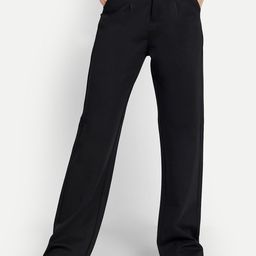 broadstar Women Loose Fit Black Lycra Blend Trousers-picture-31