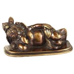 Exotic India Gunmetal-Toned Religious Idol Showpiece-image-75