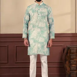 PulseIQ Men Multi Linen Kurta Sets-picture-58
