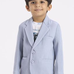 YK Boys Single-Breasted Slim-Fit Blazer With Printed T-Shirt-image-62