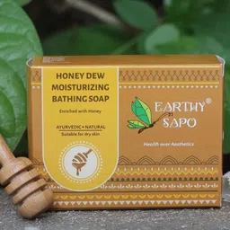 EARTHY SAPO Set Of 2 Honey Dew Moisturizing Bathing Soap - 100 g Each image 3