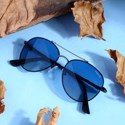 Hashtag Unisex Aviator Sunglasses with Polarized Lens-image-58
