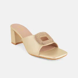 Lavie PU Party Block Sandals with Tassels-17