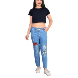 STYLOKAT Girls Comfort Mid-Rise Light Fade Jeans-image-97