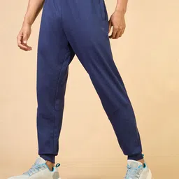 CULT Men Navy Training All Form Joggers-image-34