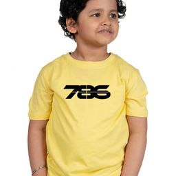 Chombooka Kids Typography Printed Applique T-shirt-53