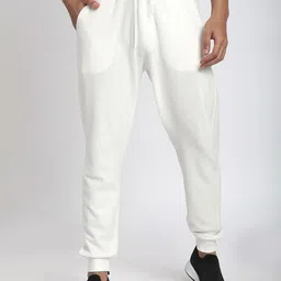 R&B Men Pure Cotton Mid Rise Joggers-image-87